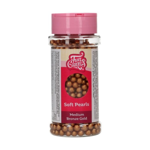 Soft Sugar Pearls - Bronze Gold